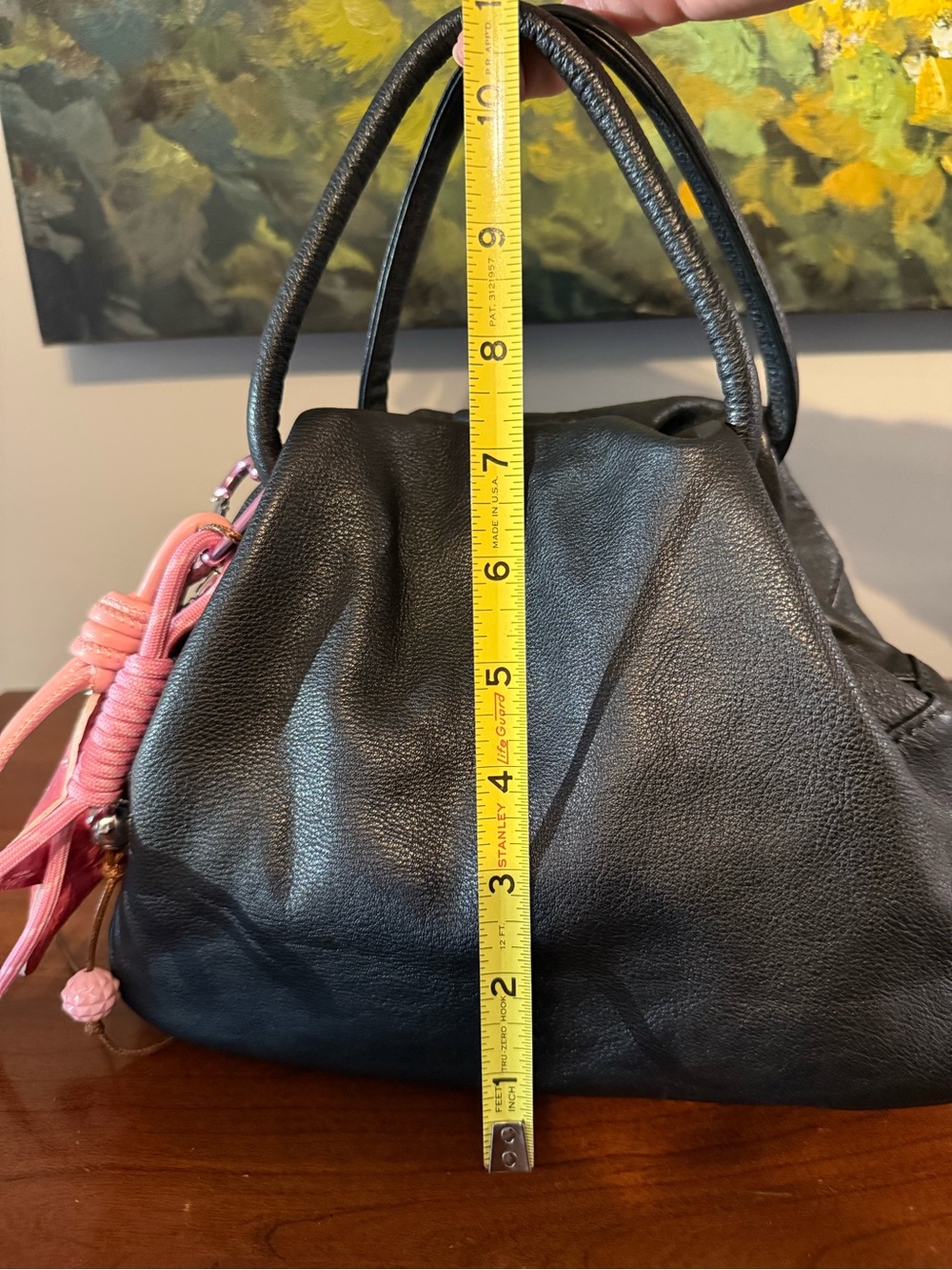 HOBO Mini Darling Satchel Buttery Soft Black Leather Slouchy Dumpling Bag - Picture 13 of 13